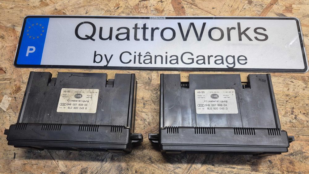 Climatronic módulo sofagem 1DIN Audi A4 B5 A3 8L 8L0820043 B D original