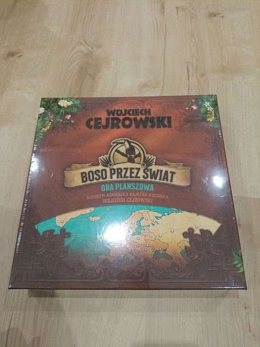 Wojciech Cejrowski Boso przez Świat gra planszowa NOWA FOLIA