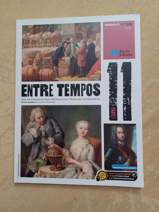 Manual-  Entre Tempos - História A - 11.º Ano parte 1