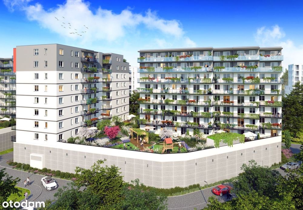 3-pokojowe mieszkanie 52m2 + ogródek Bez Prowizji