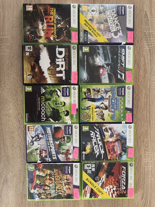 Gry Xbox 360 mało używane