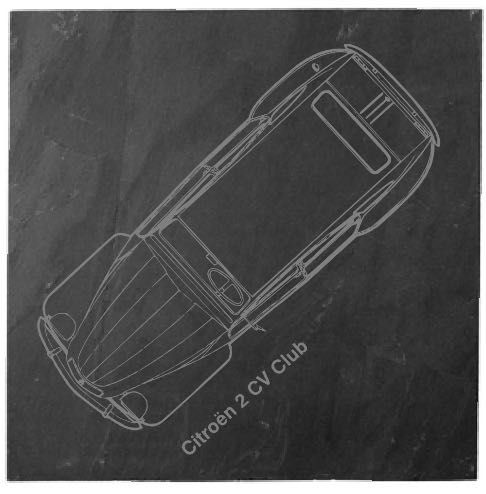 Base de copos em pedra