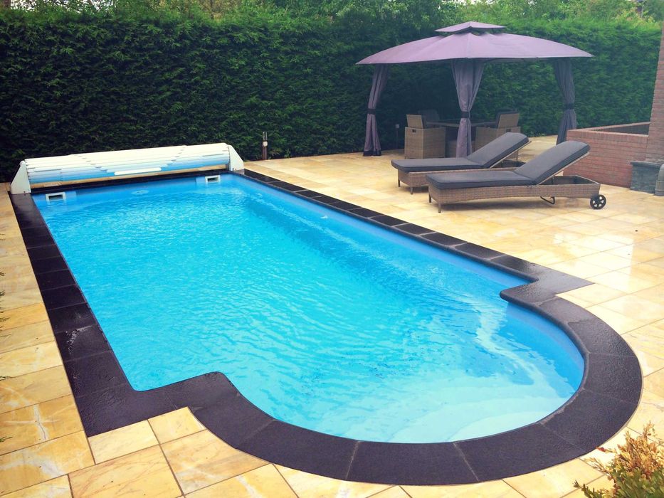 Basen 4,80 x 2,50 x 1,20 PREMIUM niebieski z laminatu PREMIUM