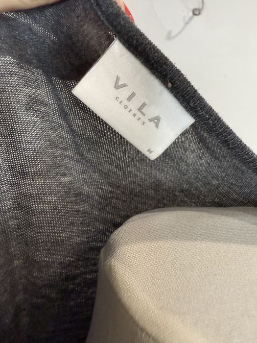 Cienki kardigan szary cienki szary sweterek narzutka