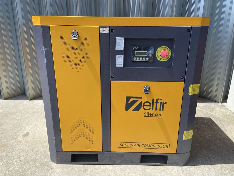 Compressor de Parafuso Zelfir Silenced 10 HP 7,5 kW NOVO 2025