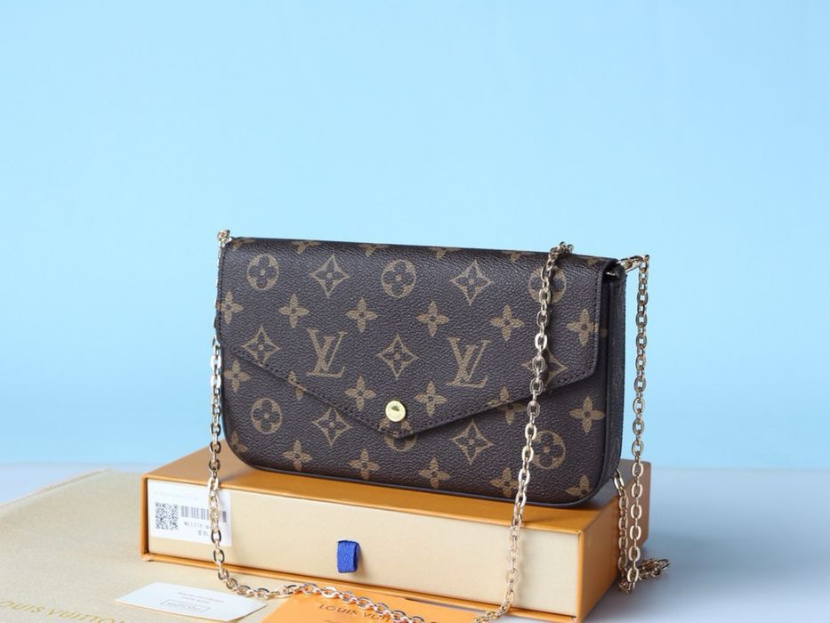 Louis Vuitton Félicie Pochette — сумка-клатч на ланцюжку