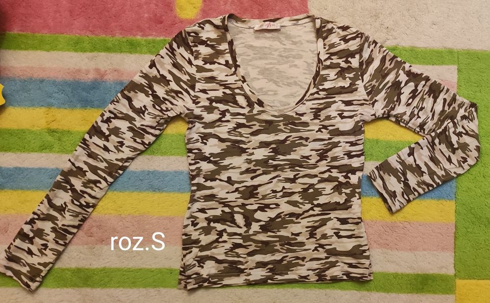 Bluzka moro bawełniana roz.S