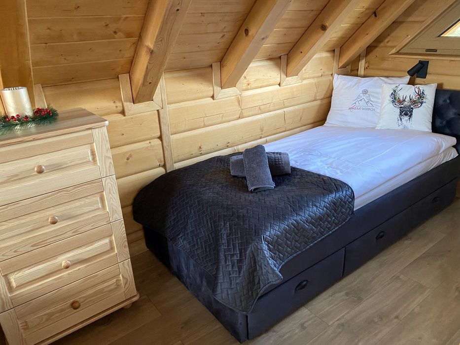 DREWNIANY domek w górach. Ferie. Wyciągi. WIDOKI na góry. PIENINY.