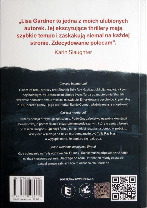 Krok za tobą - Lisa Gardner