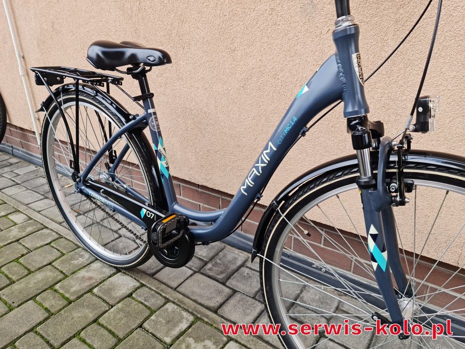 Rower damski miejski MAXIM koła 28 SHIMANO NEXUS okazja aluminium