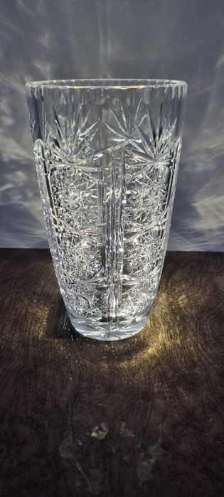 Kryształy, wazony PRL - 10szt.