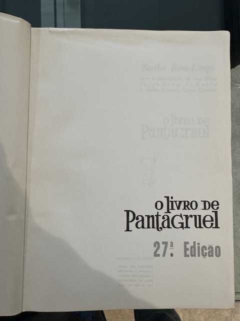 Livro de Pantagruel - 27 Edição - Assinado/Rubricado