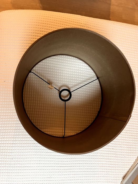 Abajur (cor castanha/champanhe)