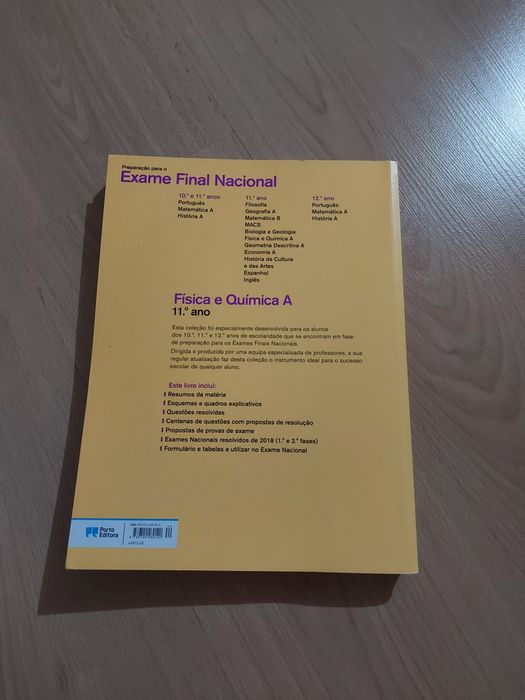 Exame Final Nacional Física e Química A 11 ano