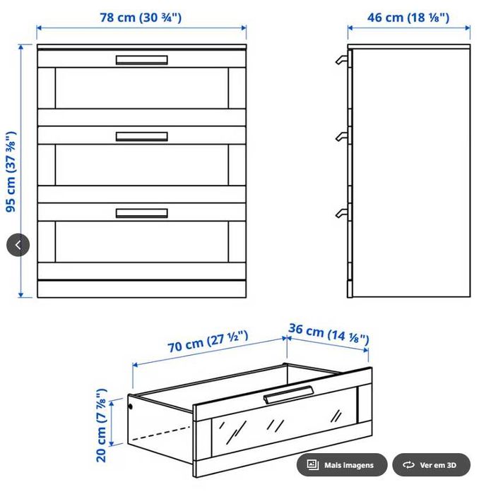 Cómoda Ikea Brimnes