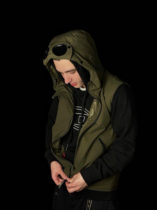 c.p. company pro tek goggle vest khaki оригинал