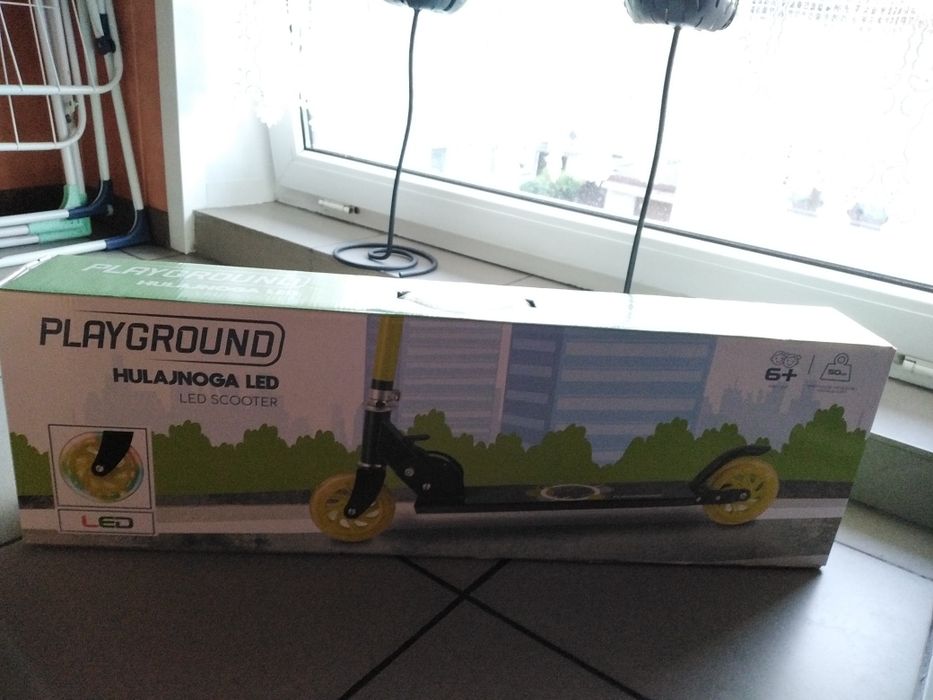 Hulajnoga na 2 kółkach LED +6 lat