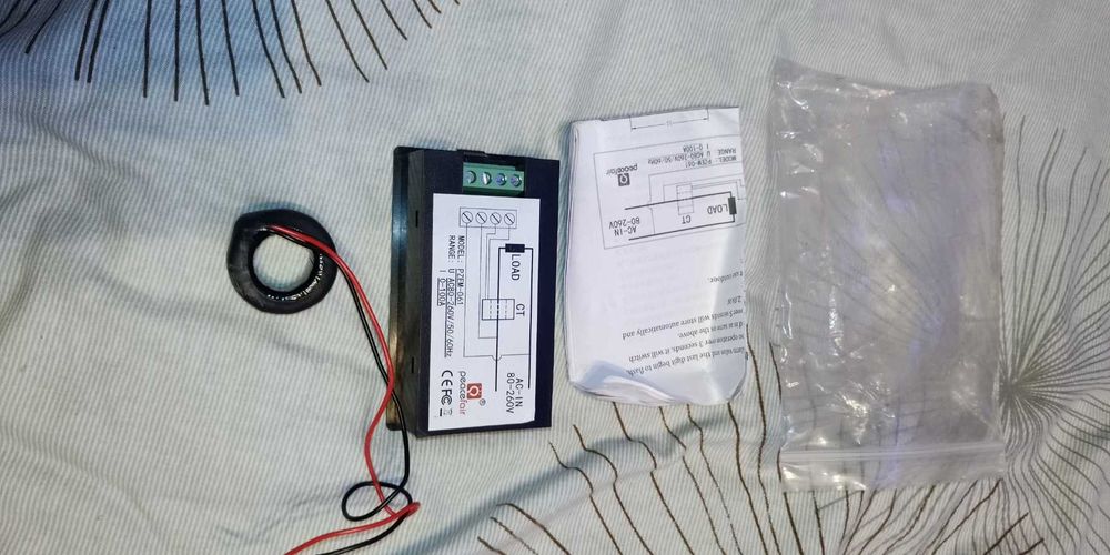 Измеритель мощности PZEM-061 220В/100А