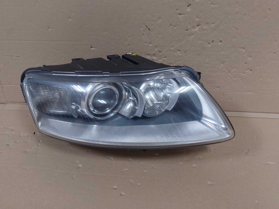 Audi A6 C6 S6 04-08r lampa przód prawa Bi Xenon Skrętny 11pin HELLA EU KPL BDB