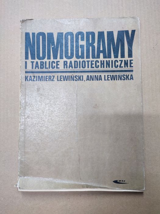 Książka Nomogramy i tablice radiotechniczne Lewiński
