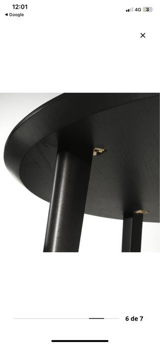 Mesa Ikea nova madeira preta