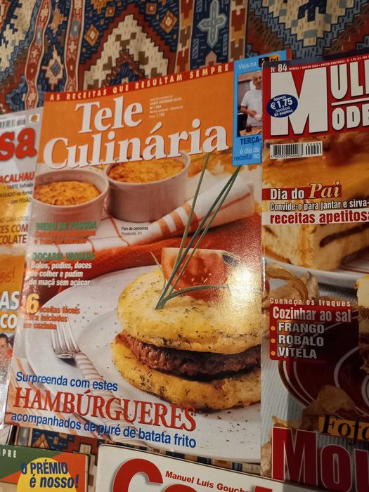 5 revistas de cozinha - Tele Culinária e outras