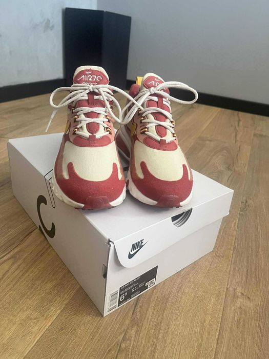 Buty Nike Air Max 270 React Noble red/Dark Sulfur rozmiar 39