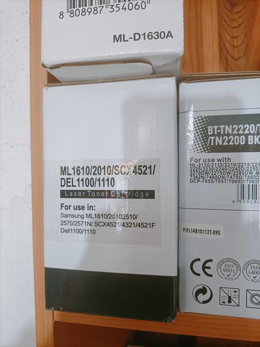 Toners HP, Brother e Samsung