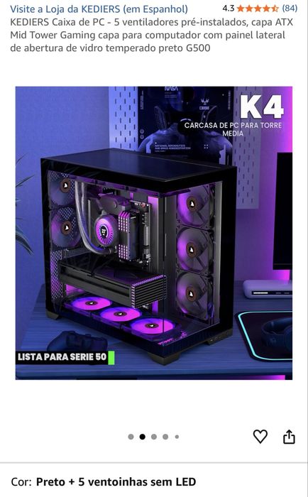 Vendo caixa de pc nova!