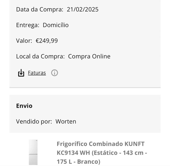 Frigorifico combinado KUNFT