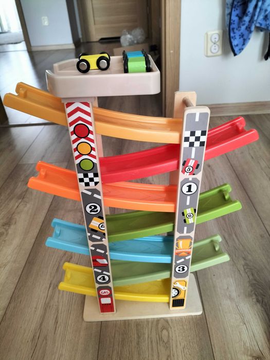 Zabawka kulodrom drewniany