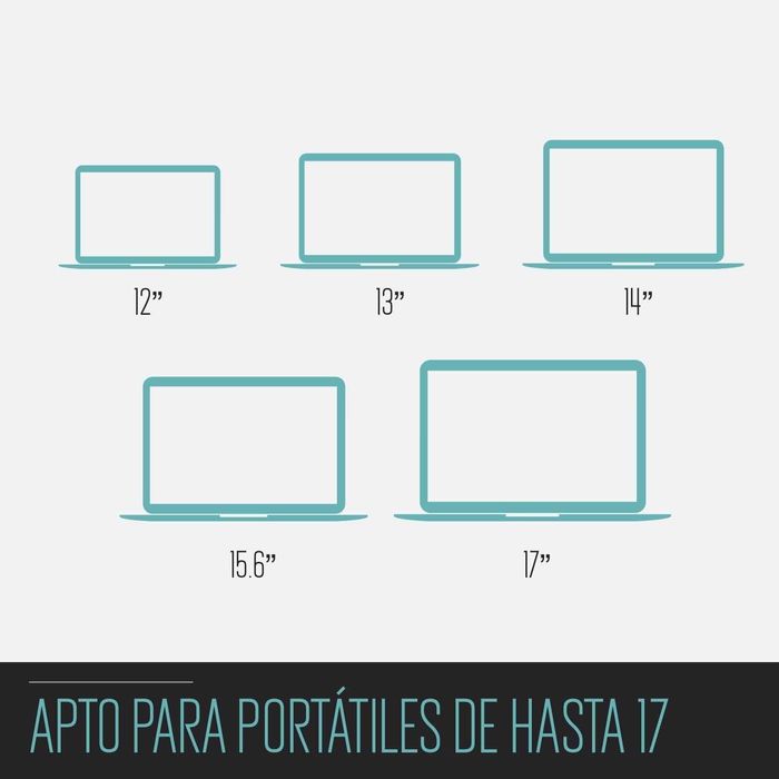 Suporte p PC até 17" com sistema de ventilação e inclinação