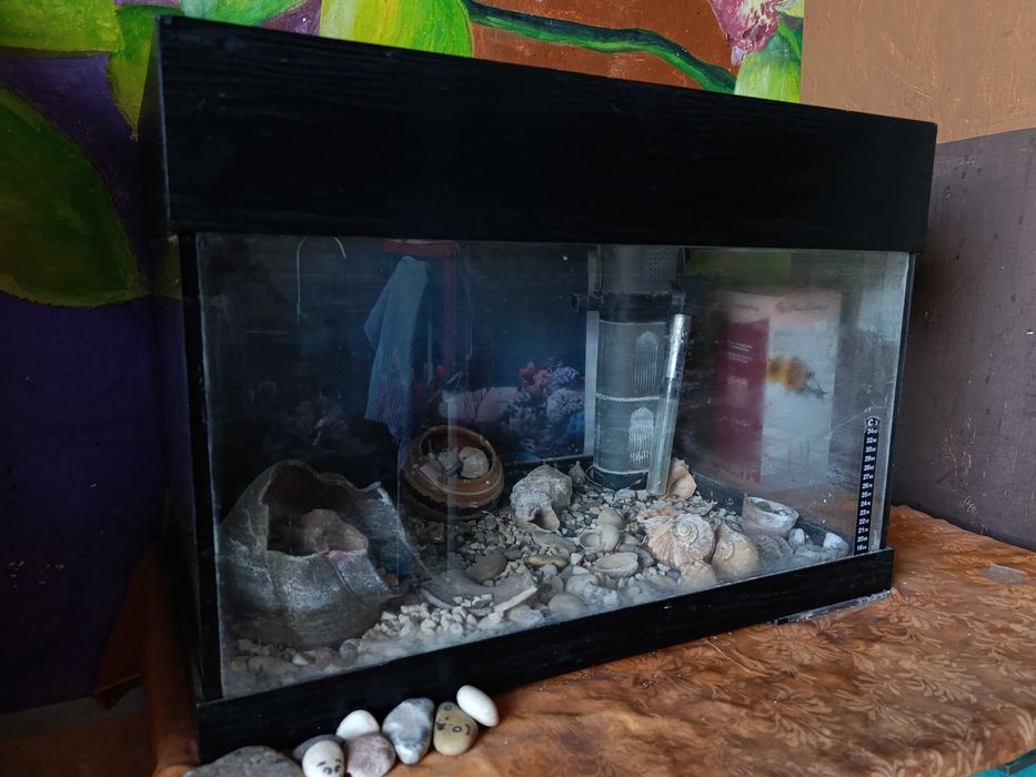 Аквариум 90 литров + фильтр + обогреватель