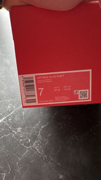 Nike Air Max Plus Drift “Light Silver/Volt” | r.40 | Nowe, oryginalne