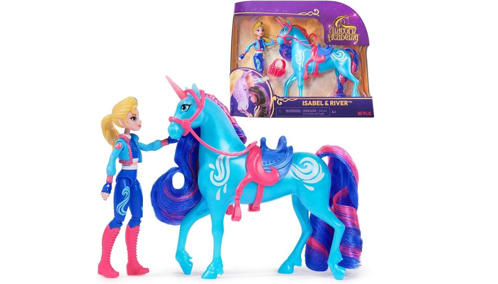 Ляльки Академія Єдинорогів Ізабель і Вихор Unicorn Academy Isabel