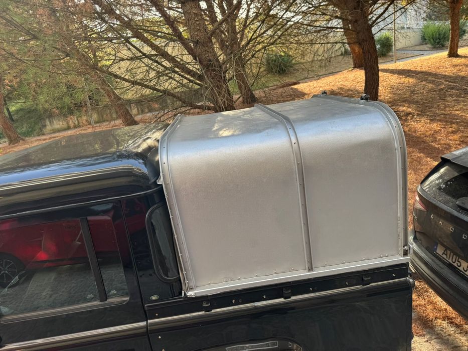 Caixa de de carga em metal  para Land Rover defender 110 Crew Cab