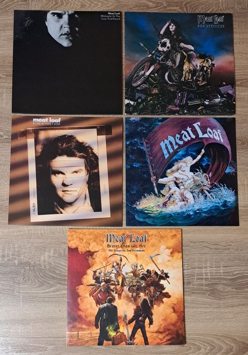 Meat Loaf - 5 ALBUMÓW - Bad, Midnight, Blind, Dead, Braver - WINYLE
