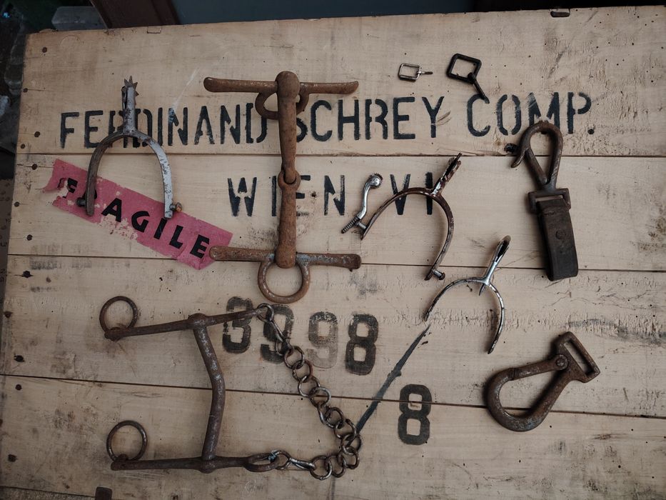 Ostrogi, Wędzidło,Musztuk,Armia Austro-Węgry