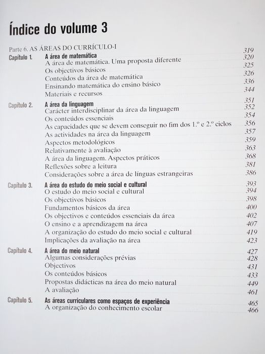 Os docentes do 1º e do 2º ciclos do ensino básico - 4 volumes novos