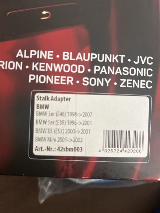 Adaptador comando volante BMW