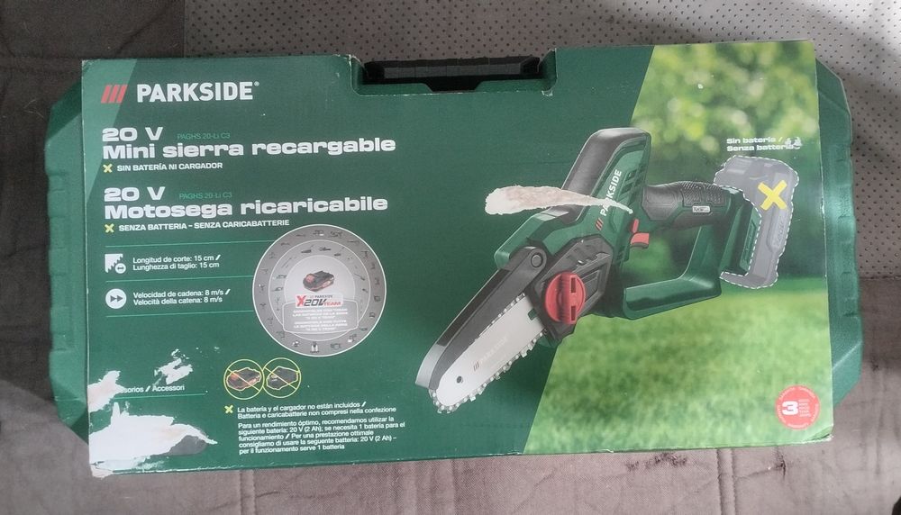 Cortador de madeira / Miini serra a bateria 20V Parkside