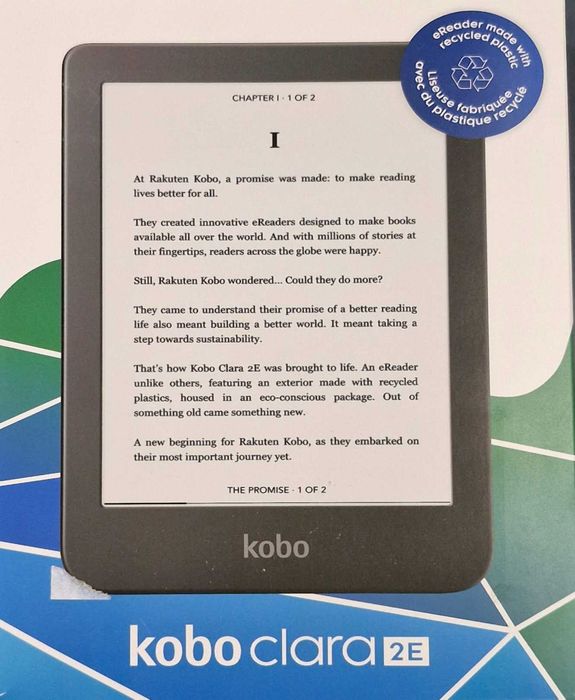 Czytnik e-booków KOBO Clara 2E - 6 cali - jak nowy