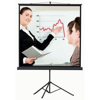 NAPOFIX Projection Screen with Tripod T11-2480, 2400 x 2400 mm64750557107457120