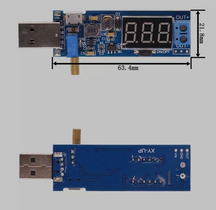Usb преобразователь напряжения 3,5-12в на 12-24в