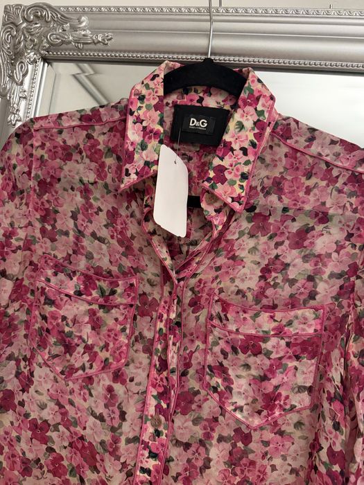 Блуза 100 шелк D&G dolce &gabbana