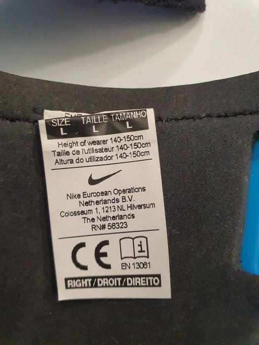 Caneleiras Nike para futebol/futsal