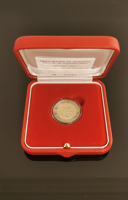Moedas de 2 euros proof Mónaco