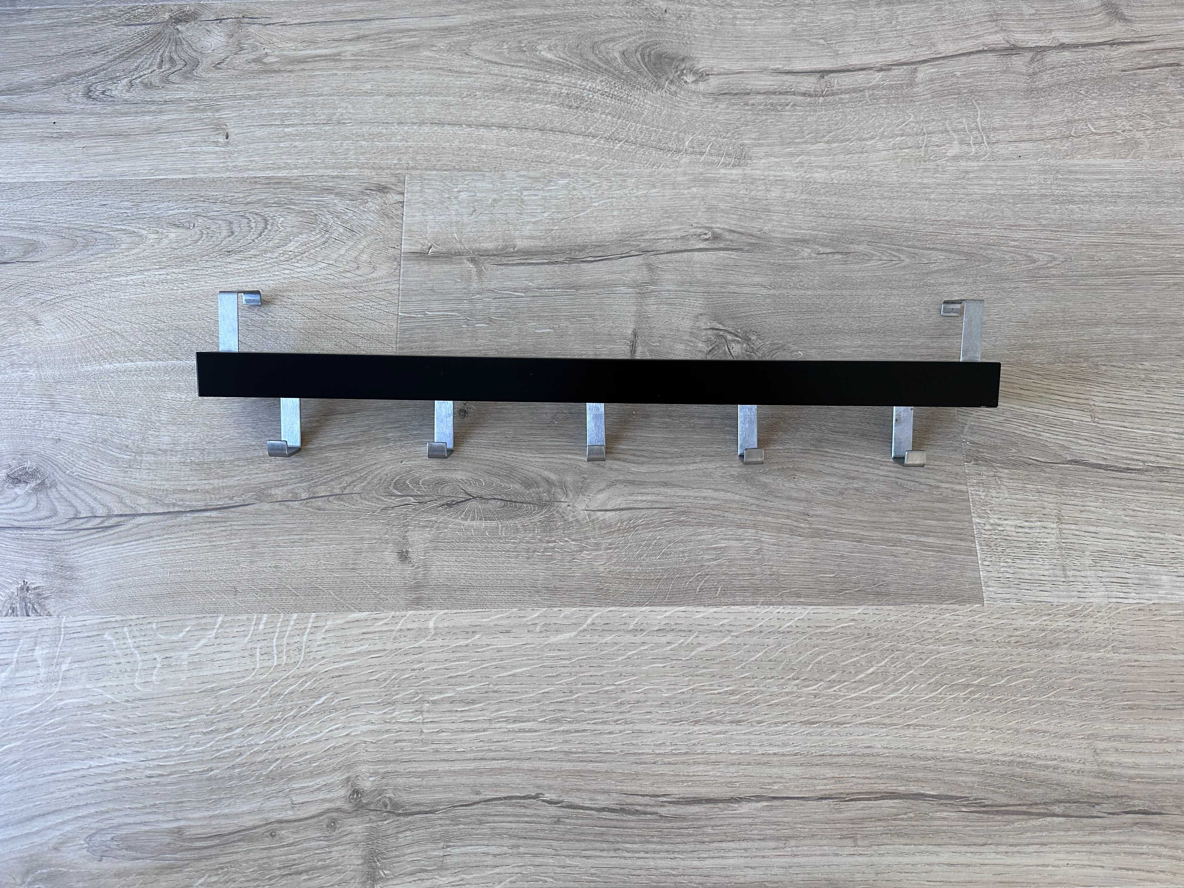 TJUSIG Cabide p/porta/parede, preto, 60 cm - IKEA