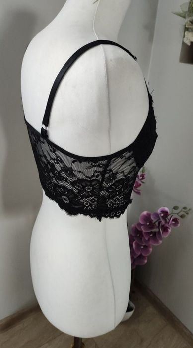 Gorset top koronkowy XS s