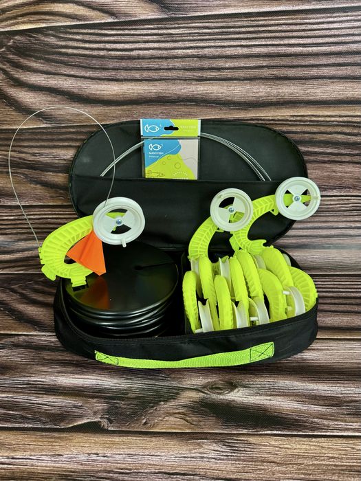 Жерлиця щука оснащенна  з фіксатором 10 шт +сумка